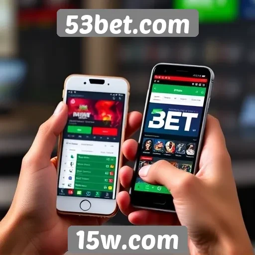 Acessibilidade de dispositivos móveis no site 53bet.com